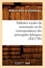 Tablettes Royales de Renommee Ou de Correspondance Des Principales Fabriques (Ed.1786)