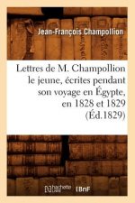 Lettres de M. Champollion Le Jeune, Ecrites Pendant Son Voyage En Egypte, En 1828 Et 1829 (Ed.1829)