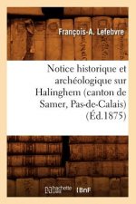 Notice Historique Et Archeologique Sur Halinghem (Canton de Samer, Pas-De-Calais) (Ed.1875)