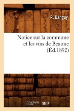Notice Sur La Commune Et Les Vins de Beaune (Ed.1892)