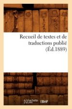 Recueil de Textes Et de Traductions Publie (Ed.1889)