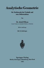 Analytische Geometrie Fur Studierende Der Technik Und Zum Selbststudium