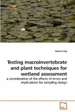 Testing macroinvertebrate and plant techniques for wetland assessment