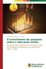 O ecossistema da pesquisa sobre a educacao online