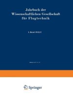 Jahrbuch Der Wissenschaftlichen Gesellschaft F r Flugtechnik