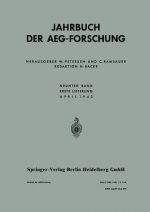 Jahrbuch Der Aeg-Forschung