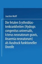 Fetalen Erythroblastenkrankheiten (Hydrops Congenitus Universalis, Icterus Neonatorum Gravis, Anaemia Neonatorum) ALS Ausdruck Funktioneller Unreife