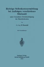 Richtige Selbstkostenermittlung Bei Auftragen Verschiedener Stuckzahl
