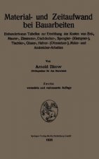 Material- Und Zeitaufwand Bei Bauarbeiten