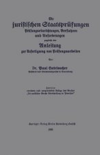 Die Juristischen Staatsprufungen
