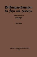Prufungsordnungen Fur AErzte Und Zahnarzte