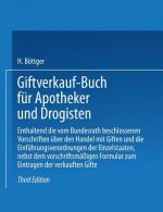 Giftverkauf-Buch Fur Apotheker Und Drogisten