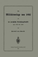 Milit rvorlage Von 1892 Und Der Preu ische Verfassungskonflikt Von 1862 Bis 1866
