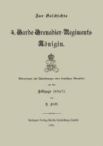 Zur Geschichte Des 4. Garde-Grenadier-Regiments Koenigin