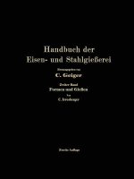 Handbuch Der Eisen- Und Stahlgie erei