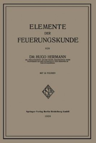 Elemente Der Feuerungskunde