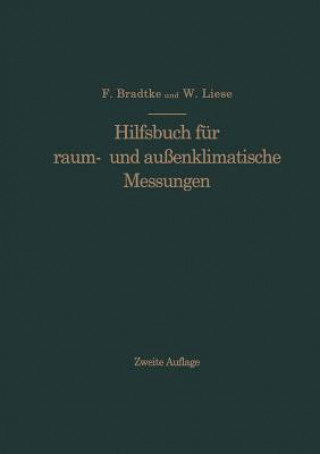 Hilfsbuch Fur Raum- Und Aussenklimatische Messungen