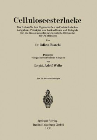 Celluloseesterlacke