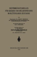 Bestimmungstabellen Fur Graser Und Hulsenfruchte Im Blutenlosen Zustande