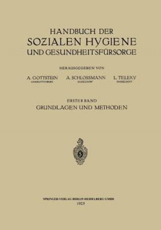 Handbuch Der Sozialen Hygiene Und Gesundheitsfursorge