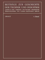 Beitrage Zur Geschichte Der Technik Und Industrie