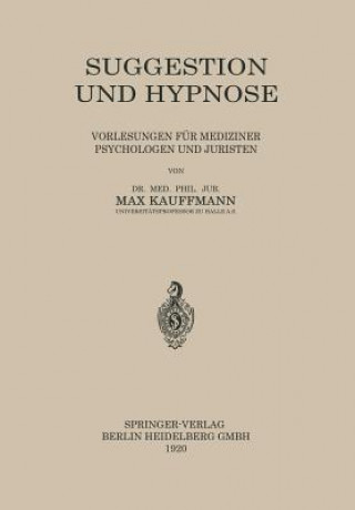 Suggestion Und Hypnose
