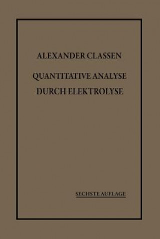 Quantitative Analyse Durch Elektrolyse