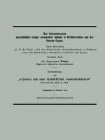 Veterinarwesen Einschliesslich Einiger Verwandter Gebiete in Britisch-Indien Und Der Kolonie Ceylon