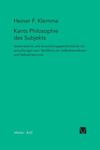 Kants Philosophie des Subjekts