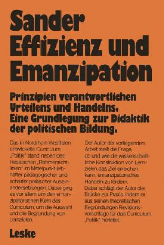 Effizienz Und Emanzipation