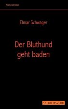 Bluthund geht baden