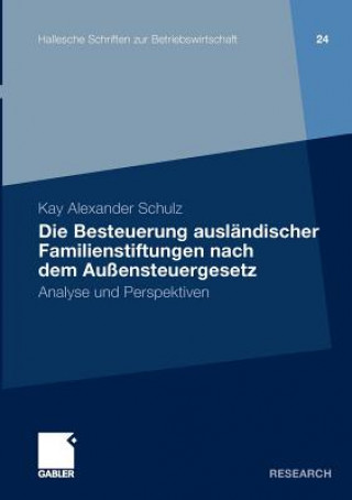 Die Besteuerung Ausl ndischer Familienstiftungen Nach Dem Au ensteuergesetz