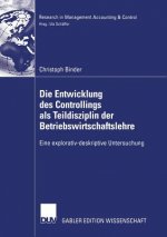 Entwicklung Des Controllings ALS Teildisziplin Der Betriebswirtschaftslehre