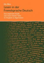 Lesen in der Fremdsprache Deutsch-Eine empirische Studie zum Lesen linearer Texte...
