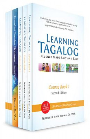 Learning Tagalog - Fluency Made Fast and Easy - Complete Course (7-Book Set) B&W + Free Audio Download