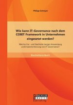 Wie kann IT-Governance nach dem COBIT Framework in Unternehmen eingesetzt werden? Welche Vor- und Nachteile bergen Anwendung und Implementierung von I