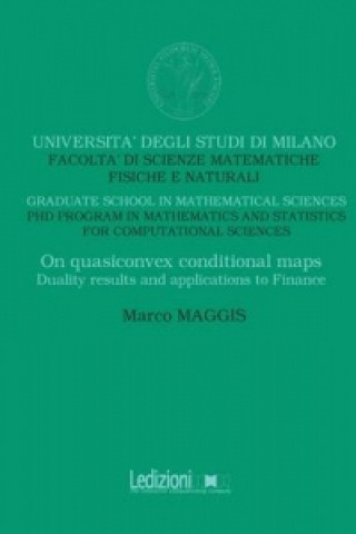 On Quasiconvex Conditional Maps.Duality Results and Applications to Finance