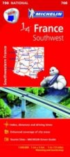 Southwestern France - Michelin National Map 708