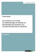 Zur Funktion von Gewalt. Gewalthandlungen als Beitrag zur Entwicklung und Ausdruck von Geschlechteridentitat bei Madchen