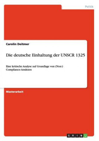 deutsche Einhaltung der UNSCR 1325