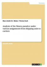 Analysis of the Braess paradox under various assignments from shipping units to carriers