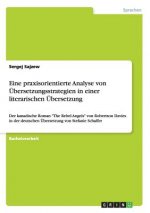 Eine praxisorientierte Analyse von UEbersetzungsstrategien in einer literarischen UEbersetzung