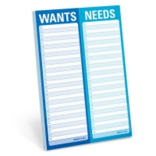 Knock Knock Wants / Needs Perforated Pad