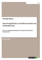 Nachweispflichten zum Warenverkehr mit Auslandsbezug