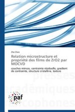 Relation Microstructure Et Propriete Des Films de Zro2 Par Mocvd