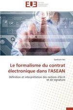 Le Formalisme Du Contrat Electronique Dans l'Asean