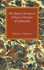 History and Sources of Percy's Memoir of Goldsmith
