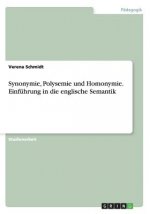 Synonymie, Polysemie und Homonymie. Einfuhrung in die englische Semantik