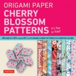 Origami Paper- Cherry Blossom Patterns Large 8 1/4