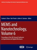 MEMS and Nanotechnology, Volume 6